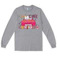 Heather Grey just a girl who loves crafting Long Sleeve Tee - MaliasSmallBusiness