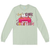 Matcha just a girl who loves crafting Long Sleeve Tee - MaliasSmallBusiness