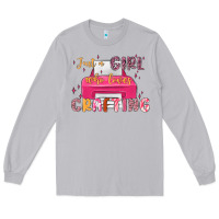 Moon Dust just a girl who loves crafting Long Sleeve Tee - MaliasSmallBusiness