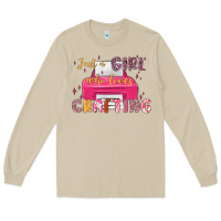 Mushroom just a girl who loves crafting Long Sleeve Tee - MaliasSmallBusiness