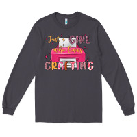Just A Girl Who Loves Crafting Long Sleeve Tee | Teevron