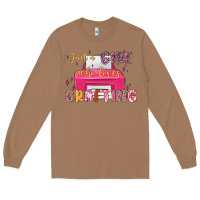 Toasted Coconut just a girl who loves crafting Long Sleeve Tee - MaliasSmallBusiness