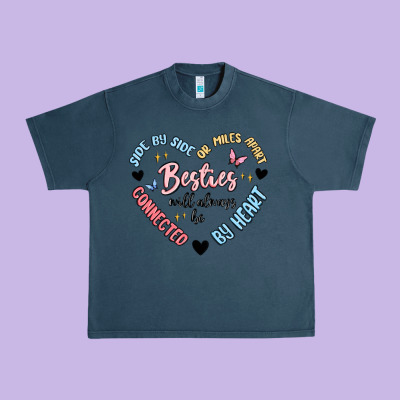 Besties Will Always Be Urban Heavy Tee Designed By Maliassmallbusiness