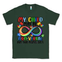 Sports Green my child may be non verbal but this mama ain's Classic Tee - JahusDesignShop