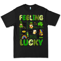 Black feeling lucky Premium Tee - Artiststas
