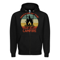 Black Master Of The Camfire Zipper Hoodie - Bettercallsaul