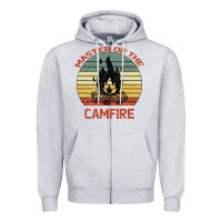 Heather Grey Master Of The Camfire Zipper Hoodie - Bettercallsaul