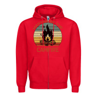 Red Master Of The Camfire Zipper Hoodie - Bettercallsaul