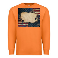 Carrot American flag add your text Premium Sweatshirt - CowGirlArtShop