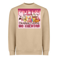 Mushroom christmas calories no cuentan Heavyweight Sweatshirt - MaliasSmallBusiness