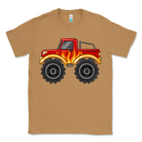 Monster Truck With Flames Classic Tee | Teevron
