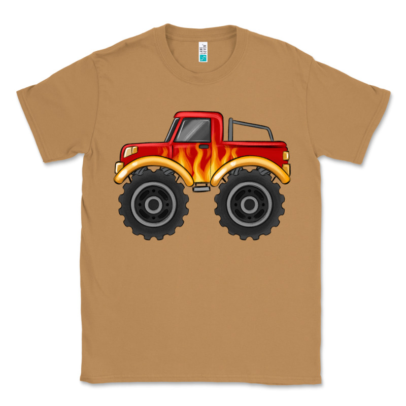 Monster Truck With Flames Classic Tee by MaliasSmallBusiness | Teevron