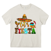 Cream let's fiesta Heavy Core Tee - AdoDesignShop