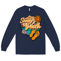 Navy dont be a shady beach Long Sleeve Tee - JahusDesignShop