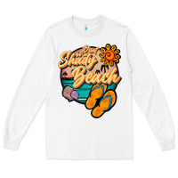 White dont be a shady beach Long Sleeve Tee - JahusDesignShop