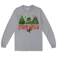 Heather Grey festive af Long Sleeve Tee - MaliasSmallBusiness