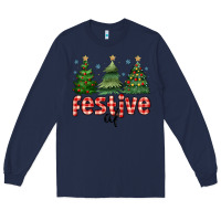 Navy festive af Long Sleeve Tee - MaliasSmallBusiness