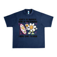 Navy here's to another year of pretending i know what i Urban Heavy Tee - MaliasSmallBusiness