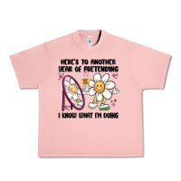 Salmon here's to another year of pretending i know what i Urban Heavy Tee - MaliasSmallBusiness