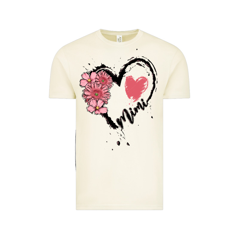 Mimi Flower Heart Vintage Tee by MaliasSmallBusiness | Teevron