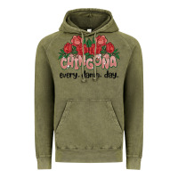Vintage Olive chingona every damn day Vintage Hoodie - MaliasSmallBusiness