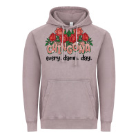 Vintage Zinc chingona every damn day Vintage Hoodie - MaliasSmallBusiness