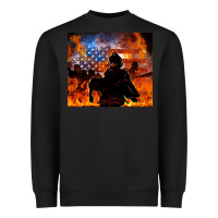 Black western firefighters Heavyweight Sweatshirt - MaliasSmallBusiness