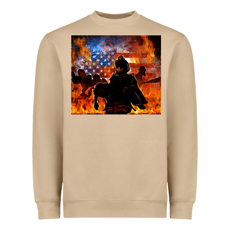 Western Firefighters Heavyweight Sweatshirt by MaliasSmallBusiness | Teevron