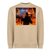 Mushroom western firefighters Heavyweight Sweatshirt - MaliasSmallBusiness