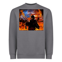 Storm western firefighters Heavyweight Sweatshirt - MaliasSmallBusiness