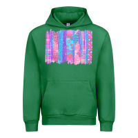 Emerald Pink Easter Brushstrokes Urban Hoodie - BundleAndBundleShop