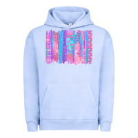 Pigment Grape Ice Pink Easter Brushstrokes Urban Hoodie - BundleAndBundleShop