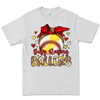 Dove Grey busy raising ballers Premium Tee - Artiststas
