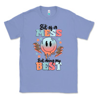 Colony Blue bit of a mess but doing my best Classic Tee - MaliasSmallBusiness