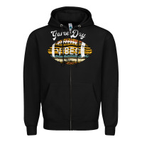 Black Game Day Vibes Zipper Hoodie - Bettercallsaul