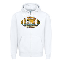 White Game Day Vibes Zipper Hoodie - Bettercallsaul