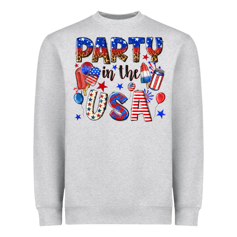 Party In The Usa Heavyweight Sweatshirt by NancyCooperArtShop | Teevron