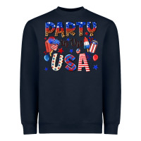 Navy party in the usa Heavyweight Sweatshirt - NancyCooperArtShop