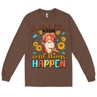Chestnut grandma's kitchen where sweet things happen Long Sleeve Tee - MaliasSmallBusiness