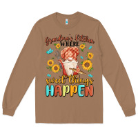 Toasted Coconut grandma's kitchen where sweet things happen Long Sleeve Tee - MaliasSmallBusiness