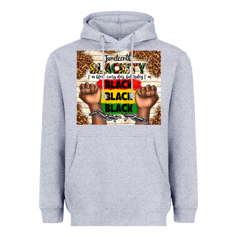 Juneteenth Blackity Black Black Black Heavyweight Hoodie by TumblerDesignByShophia | Teevron