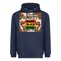 Navy juneteenth blackity black black black Heavyweight Hoodie - TumblerDesignByShophia