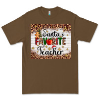 Cacao santa's favorite teacher Premium Tee - AdoDesignShop
