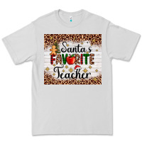 Dove Grey santa's favorite teacher Premium Tee - AdoDesignShop