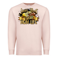 Pale Pink livin that sports mom life Premium Sweatshirt - CowGirlArtShop