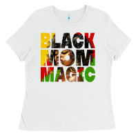 White black mom magic juneteenth Ladies Tee - HRA Design Shop