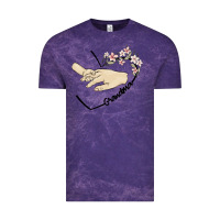 Cloud Purple personalized grandma Vintage Tee - MaliasSmallBusiness