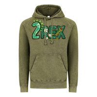 Vintage Olive two rex Vintage Hoodie - MaliasSmallBusiness