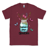 Burgundy grandma preview costom name Classic Tee - MaliasSmallBusiness