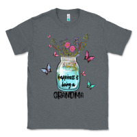 Charcoal Heather grandma preview costom name Classic Tee - MaliasSmallBusiness